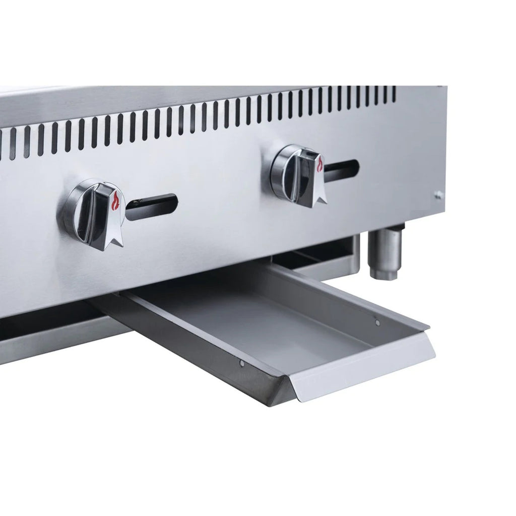 24 NG/LP Gas Manual Countertop Griddle C736