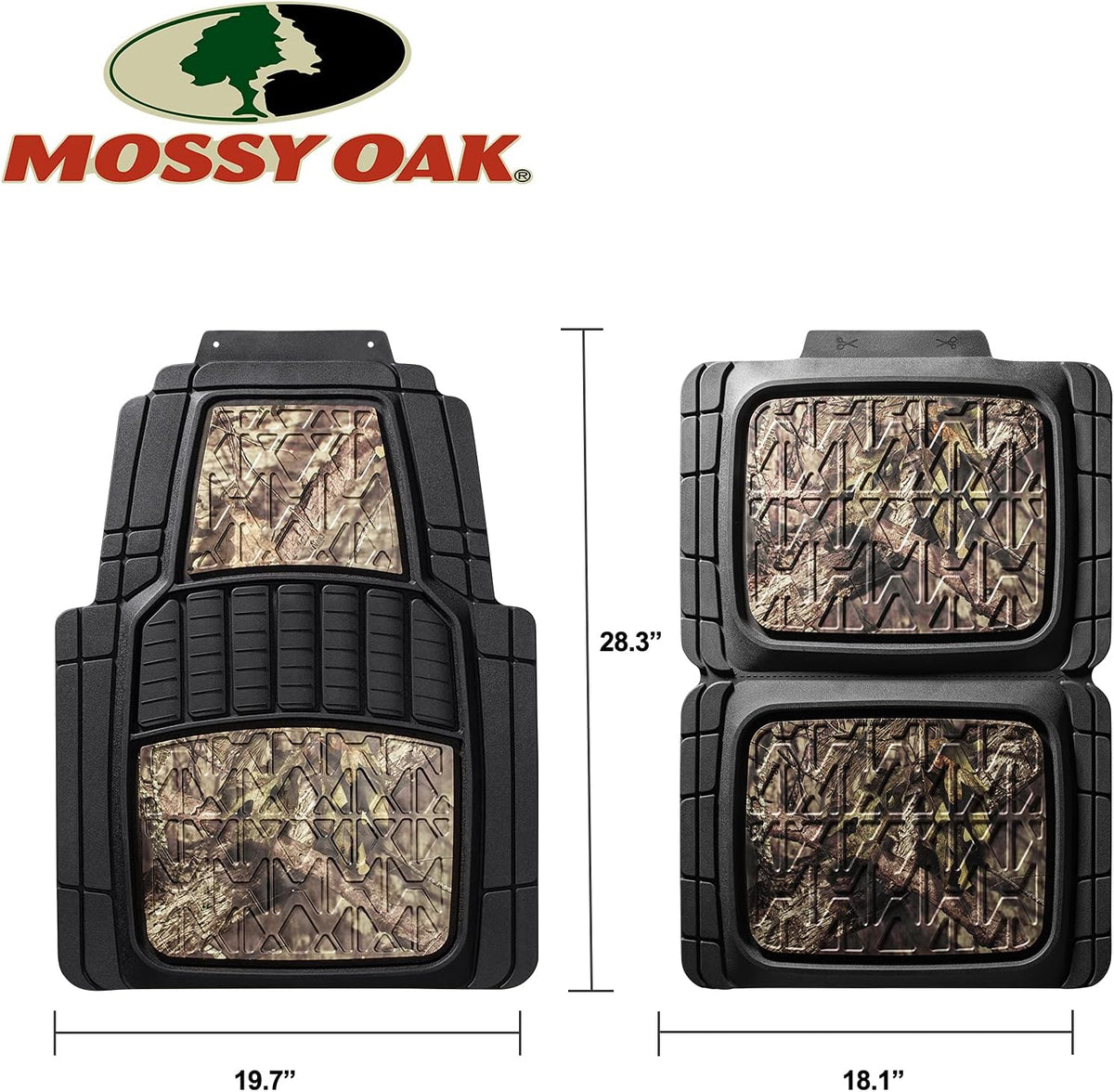 4 Pcs Camo Floor Mats S4572