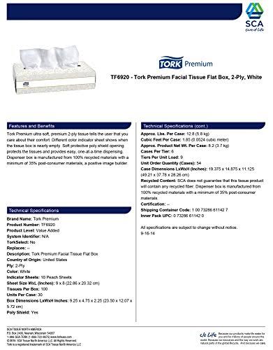 2-Ply White Facial Tissue, 100 Sheets/Box, 30 Boxes/Carton L196