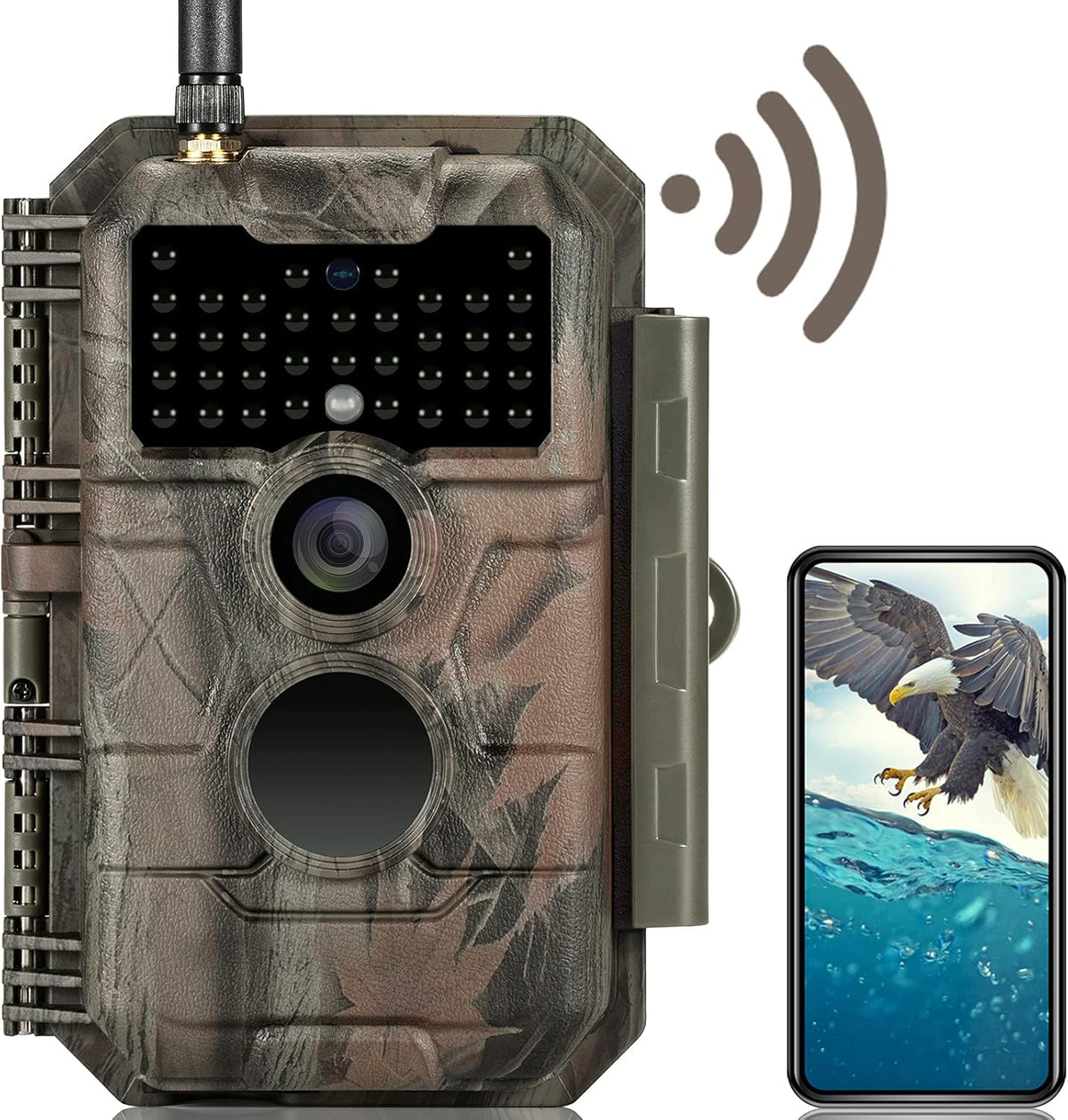 Brown Trail Camera with No Glow Night Vision G345