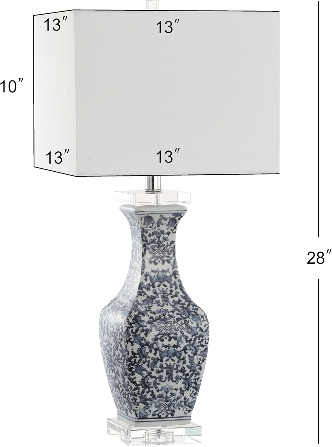 Ceramic Crystal LED Table Lamp O102