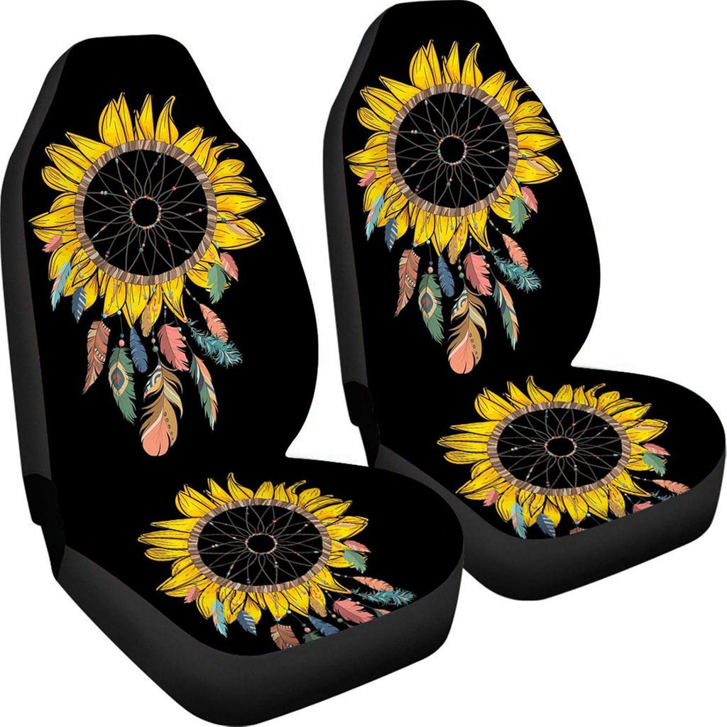 Animal Sea Turtle Print Car Seat Covers Pack of 2 I7111