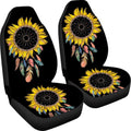 Animal Sea Turtle Print Car Seat Covers Pack of 2 I7111