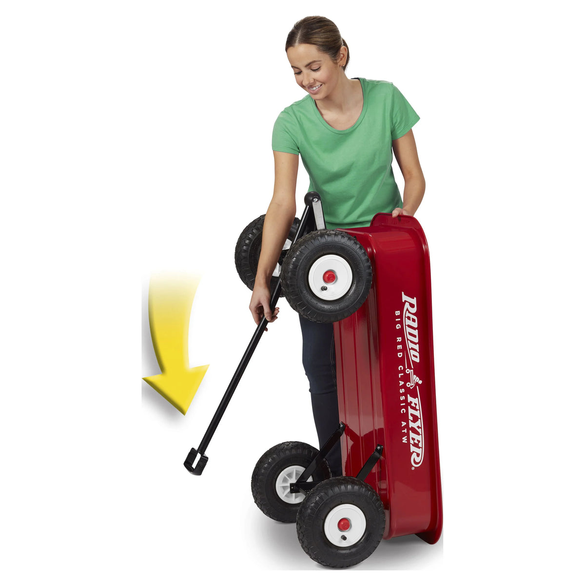 Red All-Terrain Wagon with Air Tires H2072