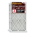 20x25x1 Pleated Electrostatic Air Filter, MERV 11, 2 Pack I60102