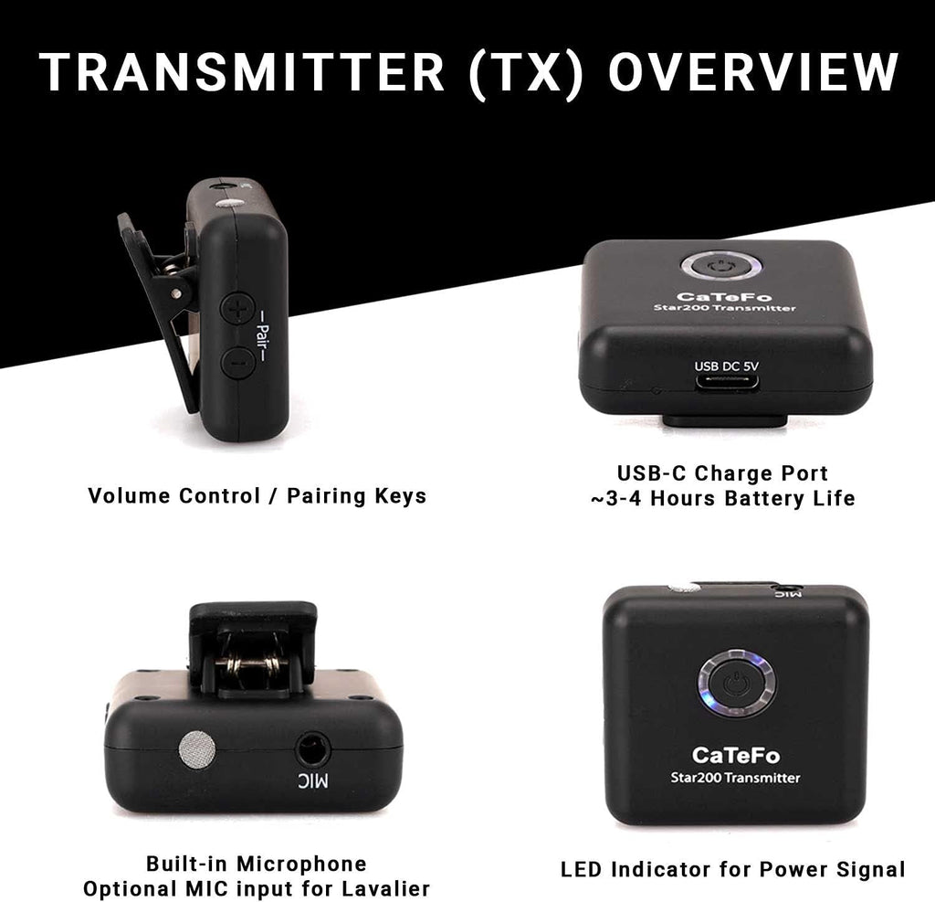 Dual Channel Wireless Microphone System with Lavalier X40884