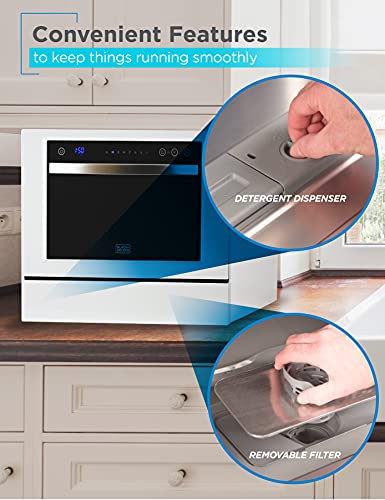 Compact Countertop Dishwasher V401