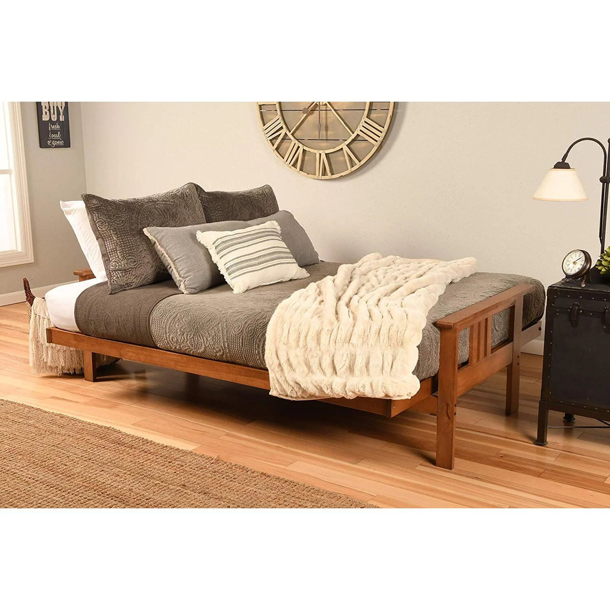 Futon Frame with Mattress R648
