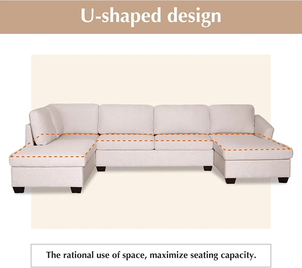 U Shaped Sectional Sofa T2326