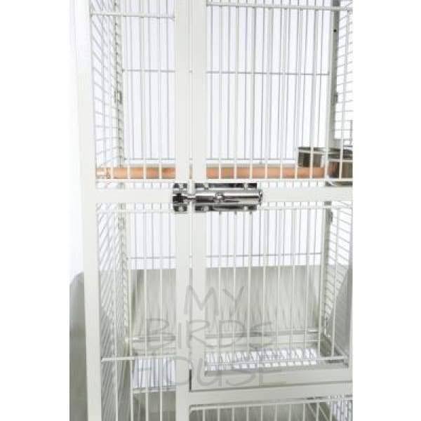 Small Pewter Bird Cage W2056