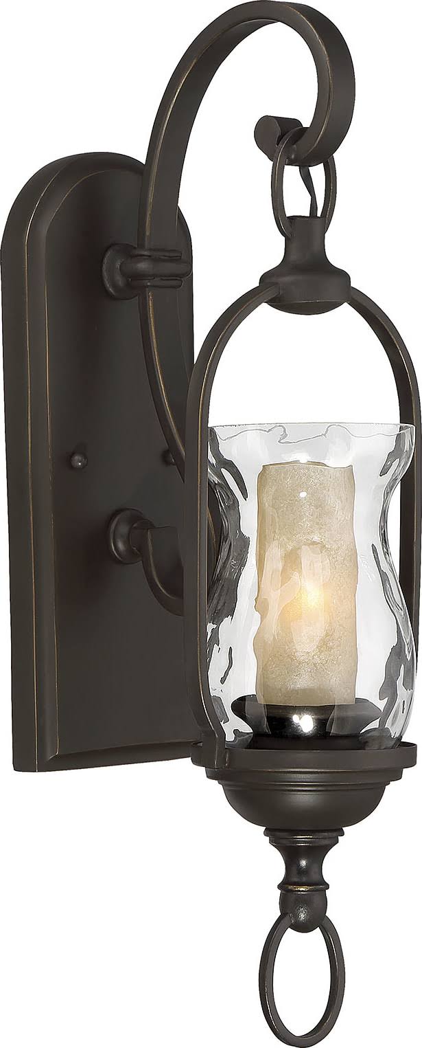 English Bronze 1-Light Sconce P13485