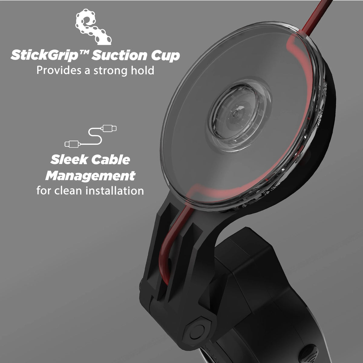 Full HD Smart Windshield Mount Car Dash Cam Black H1492