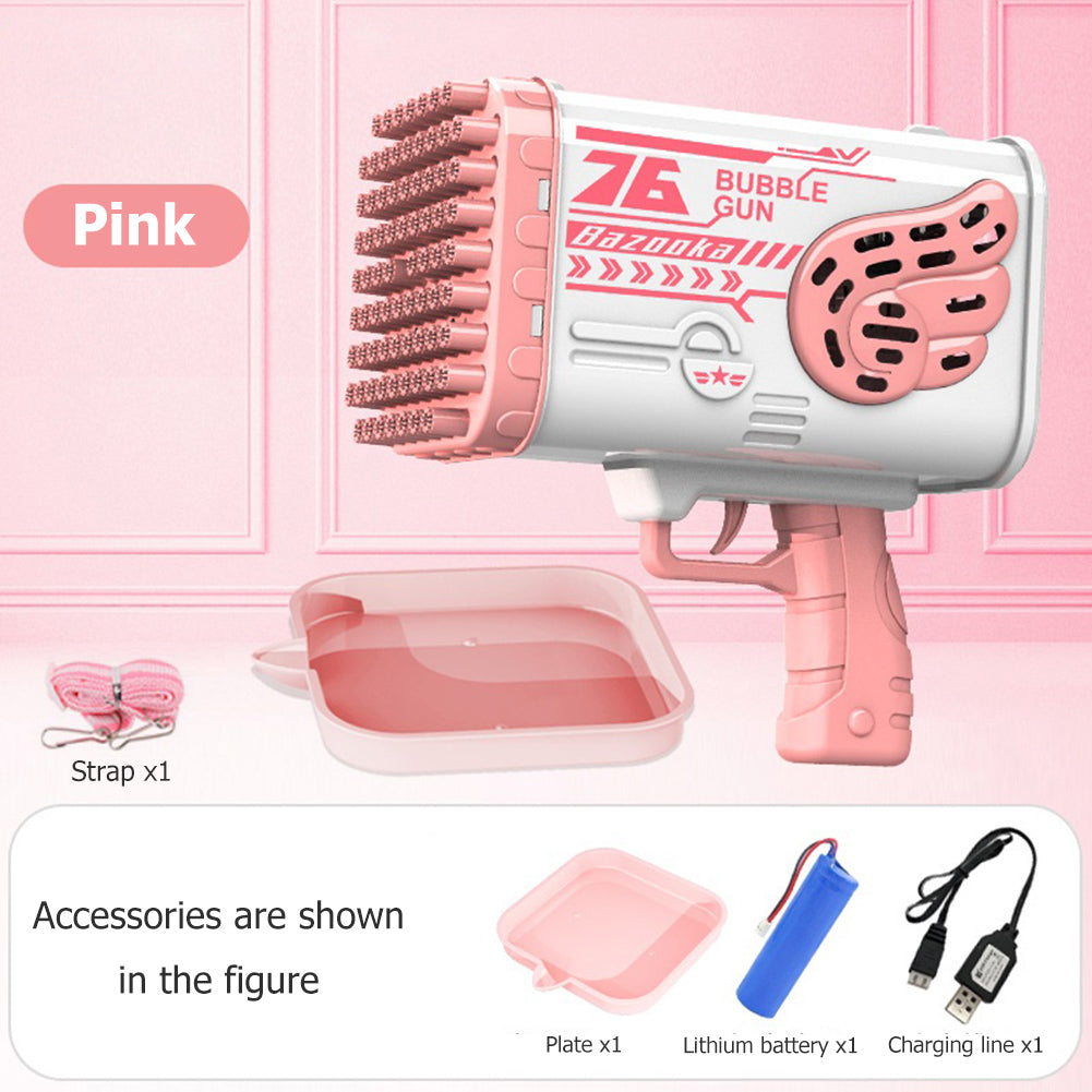Pink Electric Bubble Machine X850