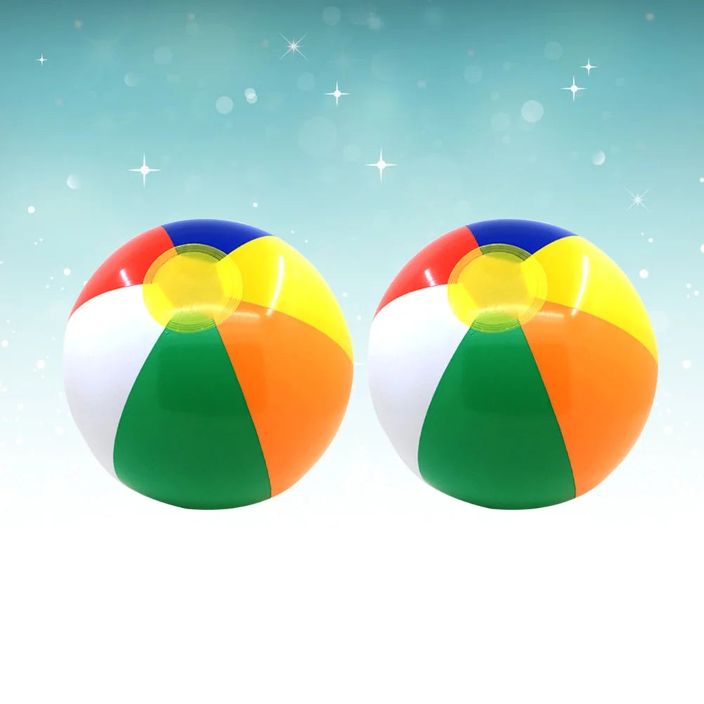 2PC Colorful Inflatable Water Ball Beach Toy G408236