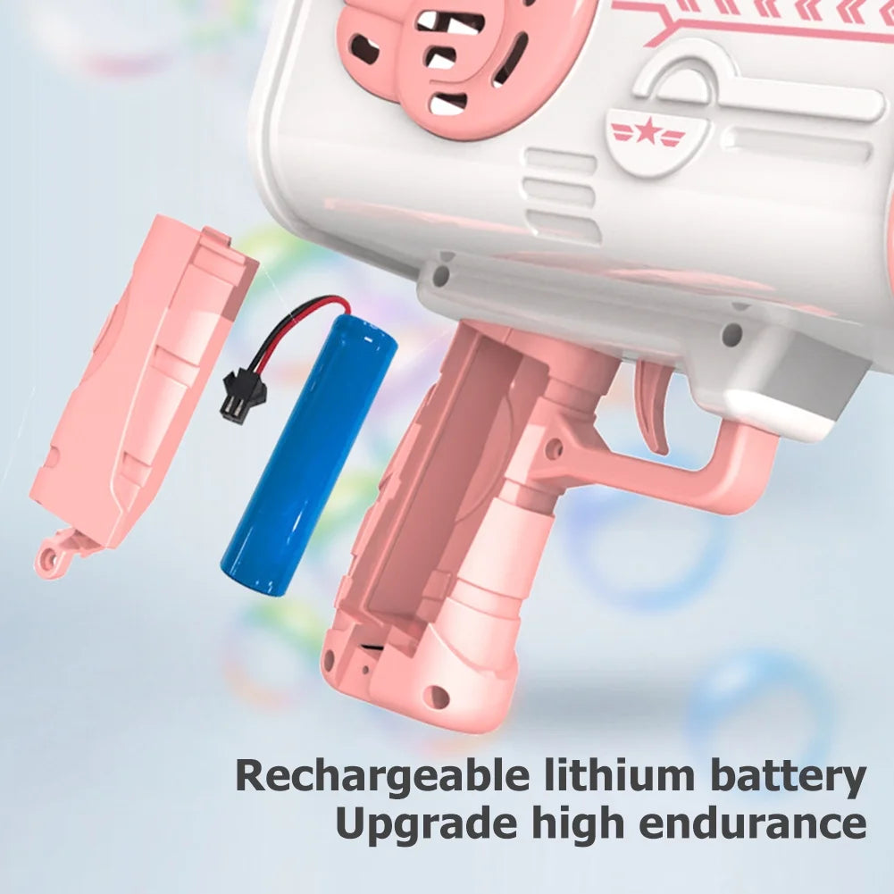 Pink Electric Bubble Machine X850