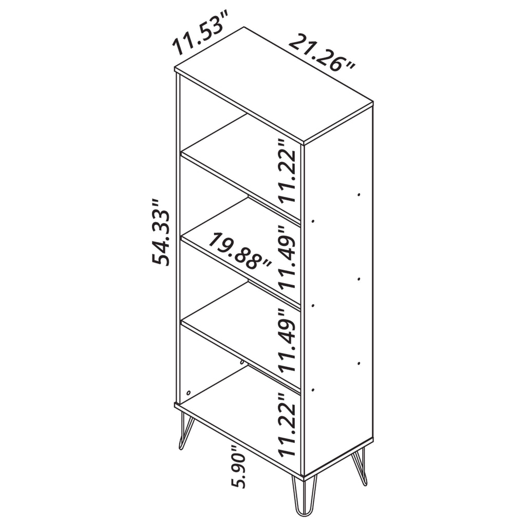 Brown Bookcase A647