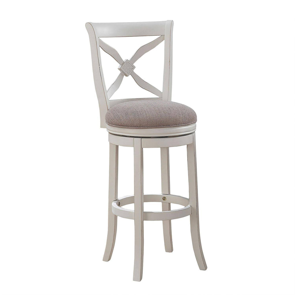 White Swivel Counter Stool Z9786