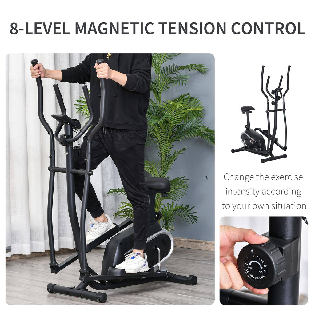 Magnetic Elliptical Cross Trainer with Flywheel & LCD B83717