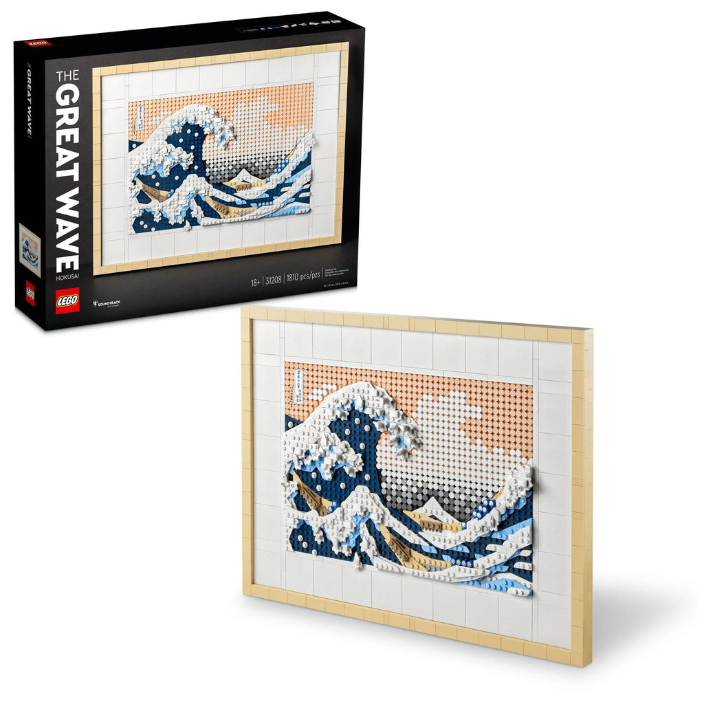 LEGO Art Hokusai The Great Wave 3D Japanese Wall Art E924