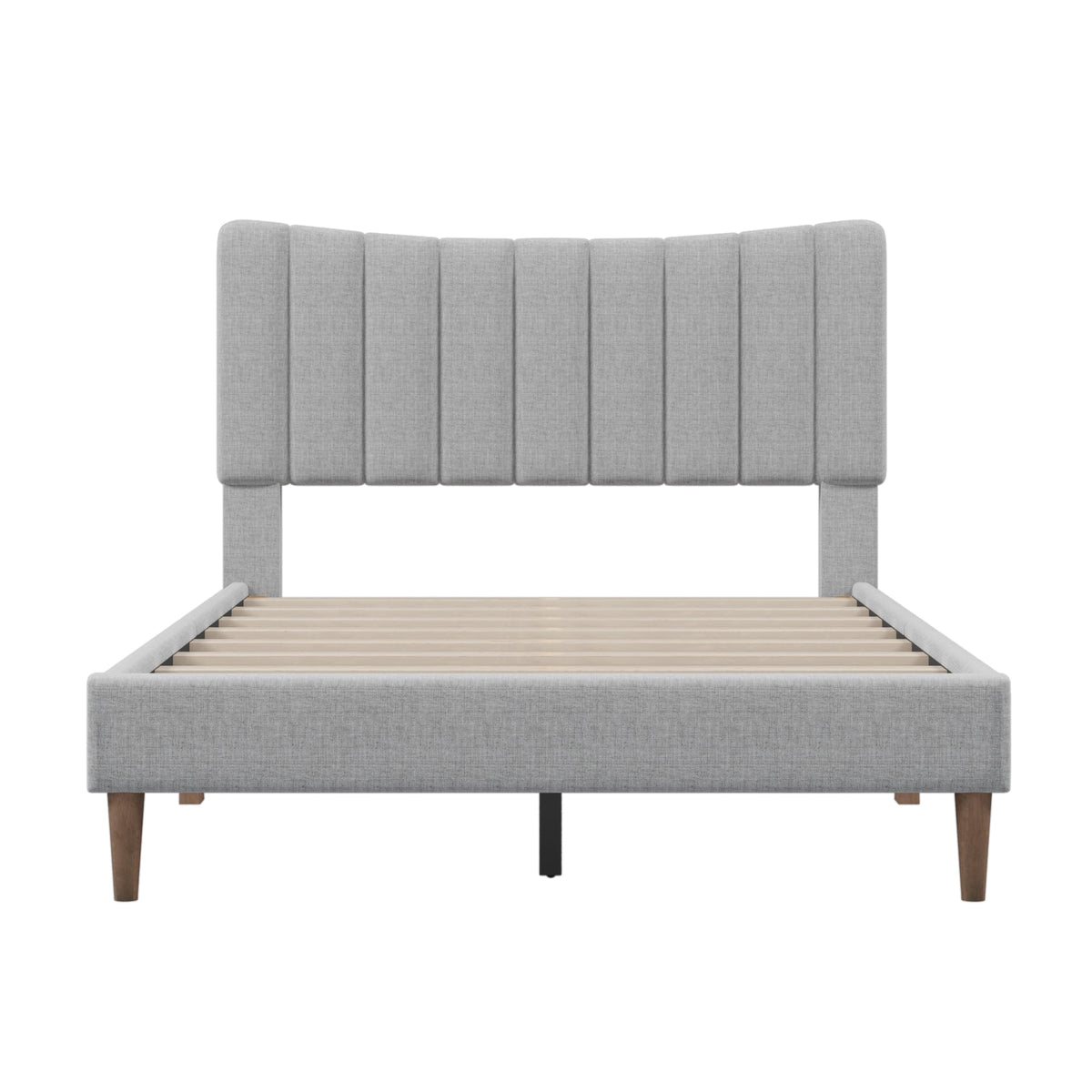 Full Size Upholstered Platform Bed with Headboard C889