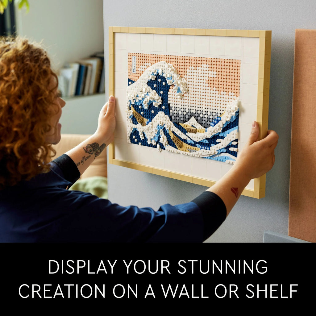 LEGO Art Hokusai The Great Wave 3D Japanese Wall Art E924