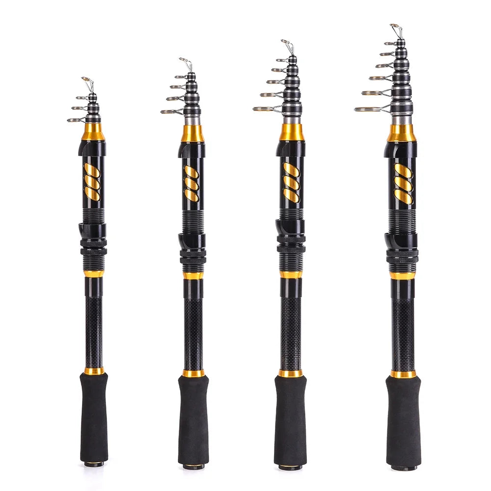2PCS Telescopic Fishing Rod and Reel Combo Kit T588232