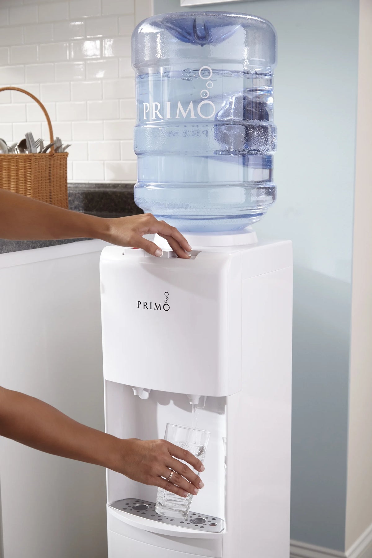White Top Loading Hot/Cold Water Dispenser N641