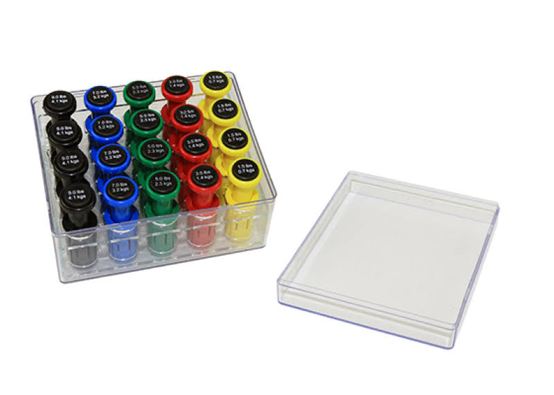 Multi Clinic Pack, Small / Standard 5 Bases Plus 20 Button Set W/Rack T9629