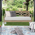Wood Outdoor Swing Daybed with Cushion X4160