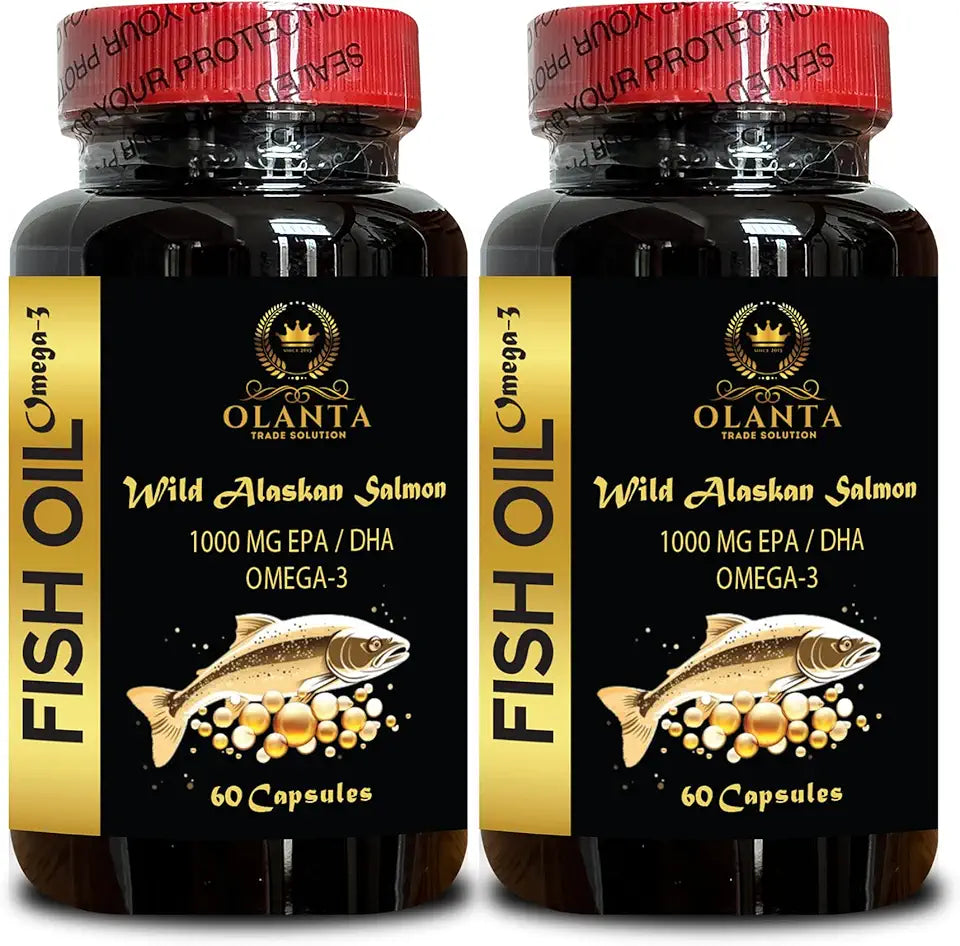Wild Caught Fish Oil Omega 3 EPA DHA 120 Capsules D63431