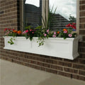 White Window Planter Box with Brackets P747368