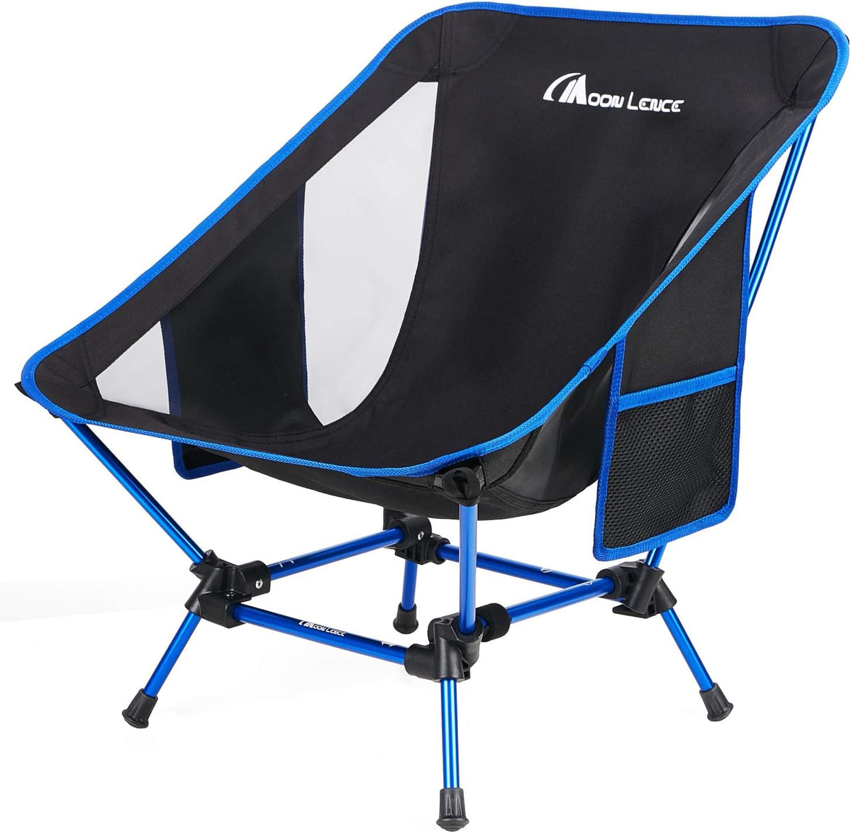 Compact Portable Folding Camping Chair with Side Pockets M1406