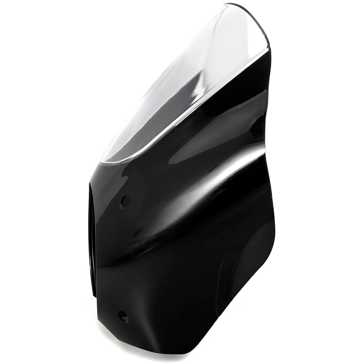 Black & Clear Quarter Fairing Windshield Kit with Fork Mounting Hardware C5576