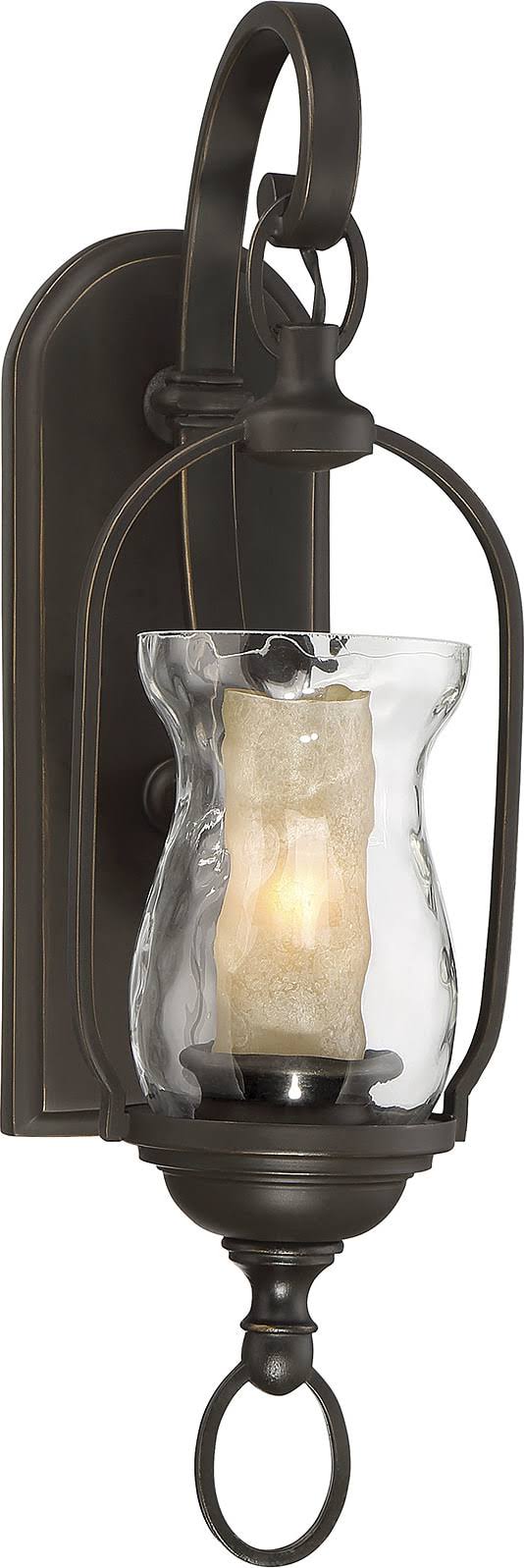 English Bronze 1-Light Sconce P13485