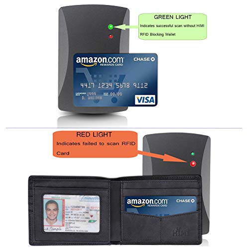 Genuine Leather Bifold Wallet with 2 ID Window F567