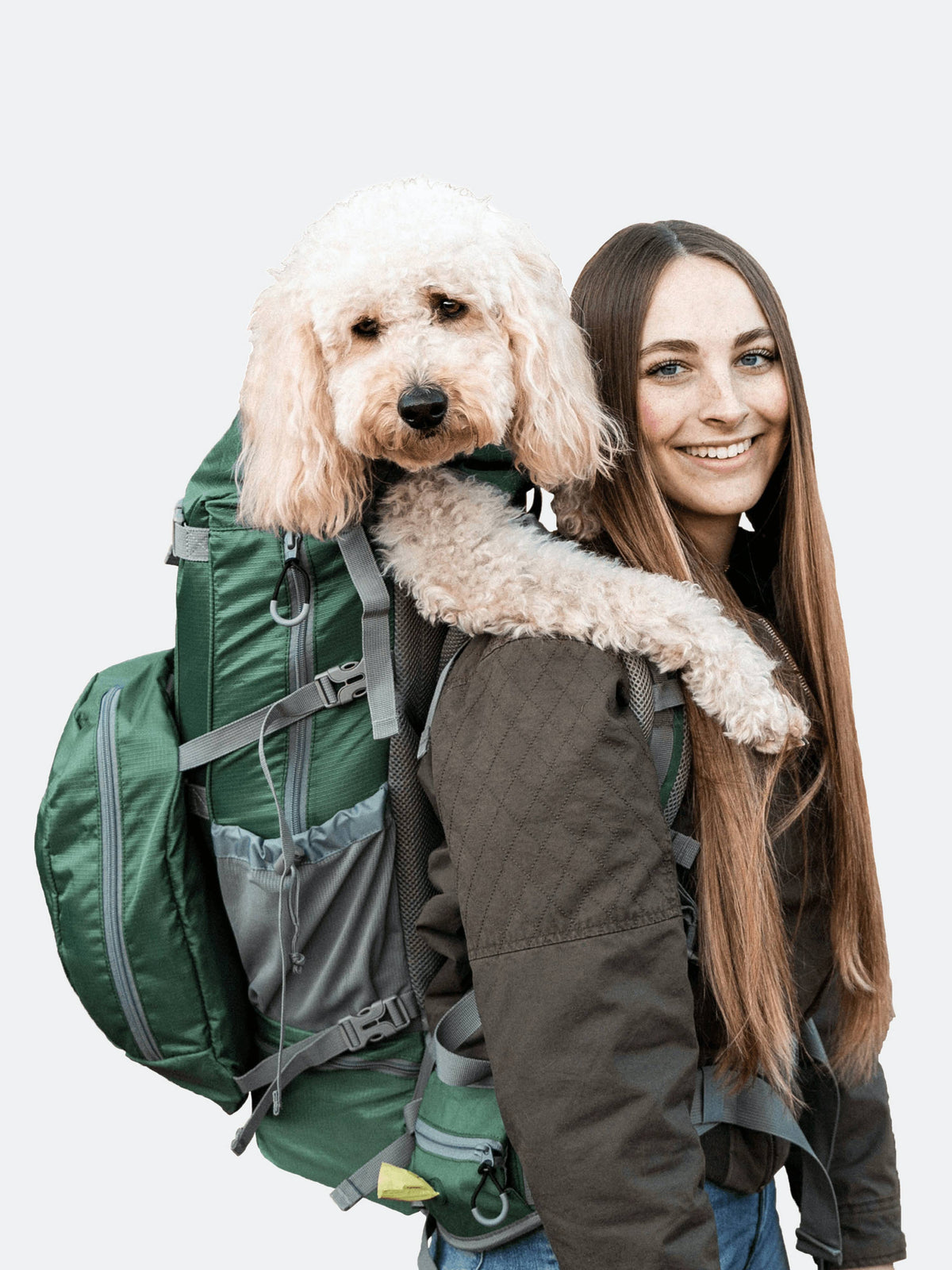 Green Dog Carrier Backpack F302546