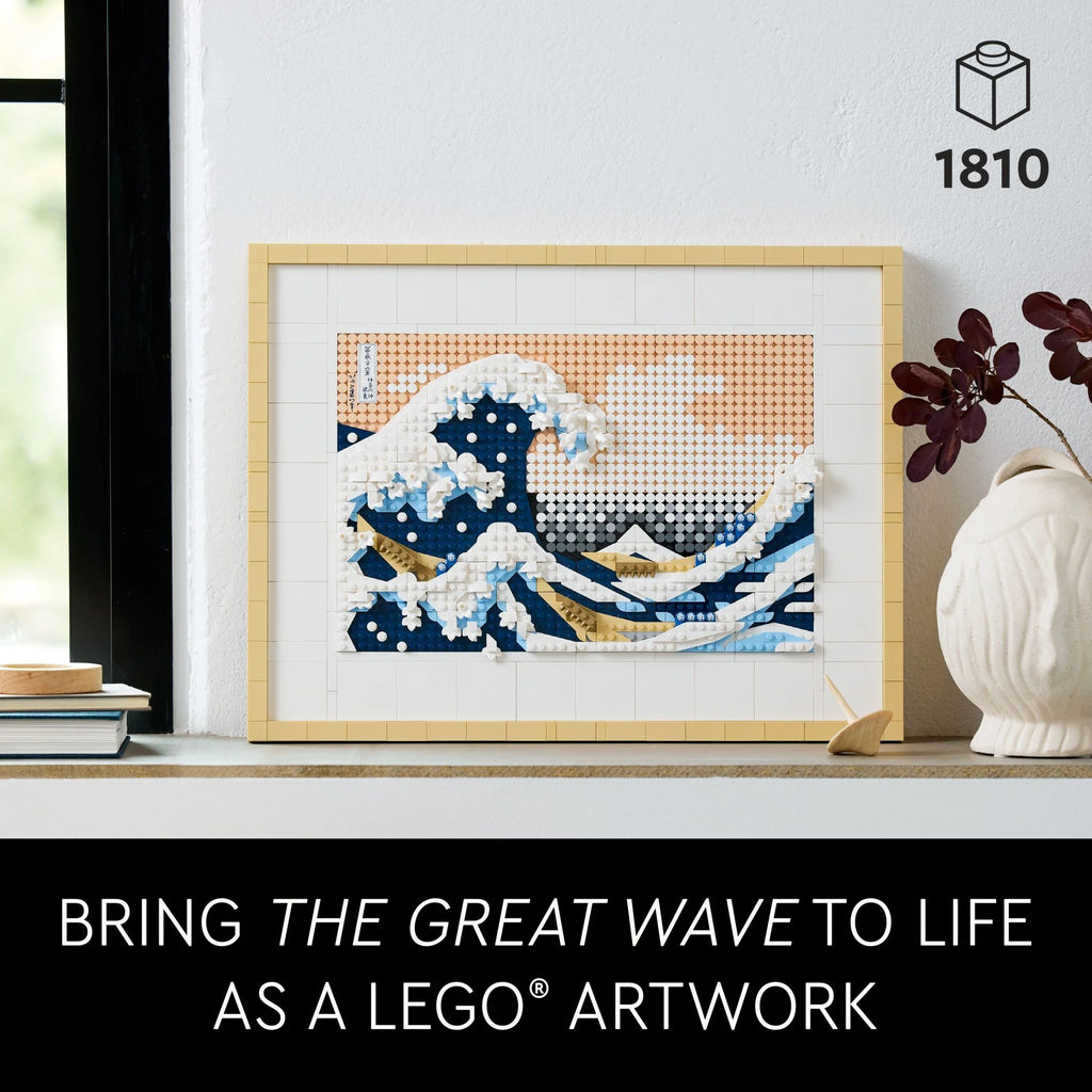 LEGO Art Hokusai The Great Wave 3D Japanese Wall Art E924