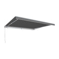 8 ft. Gray Retractable Awning with Remote R16291