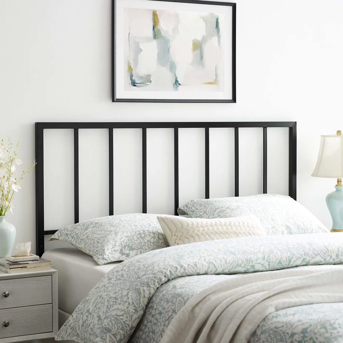 Queen Headboard in Black I501593