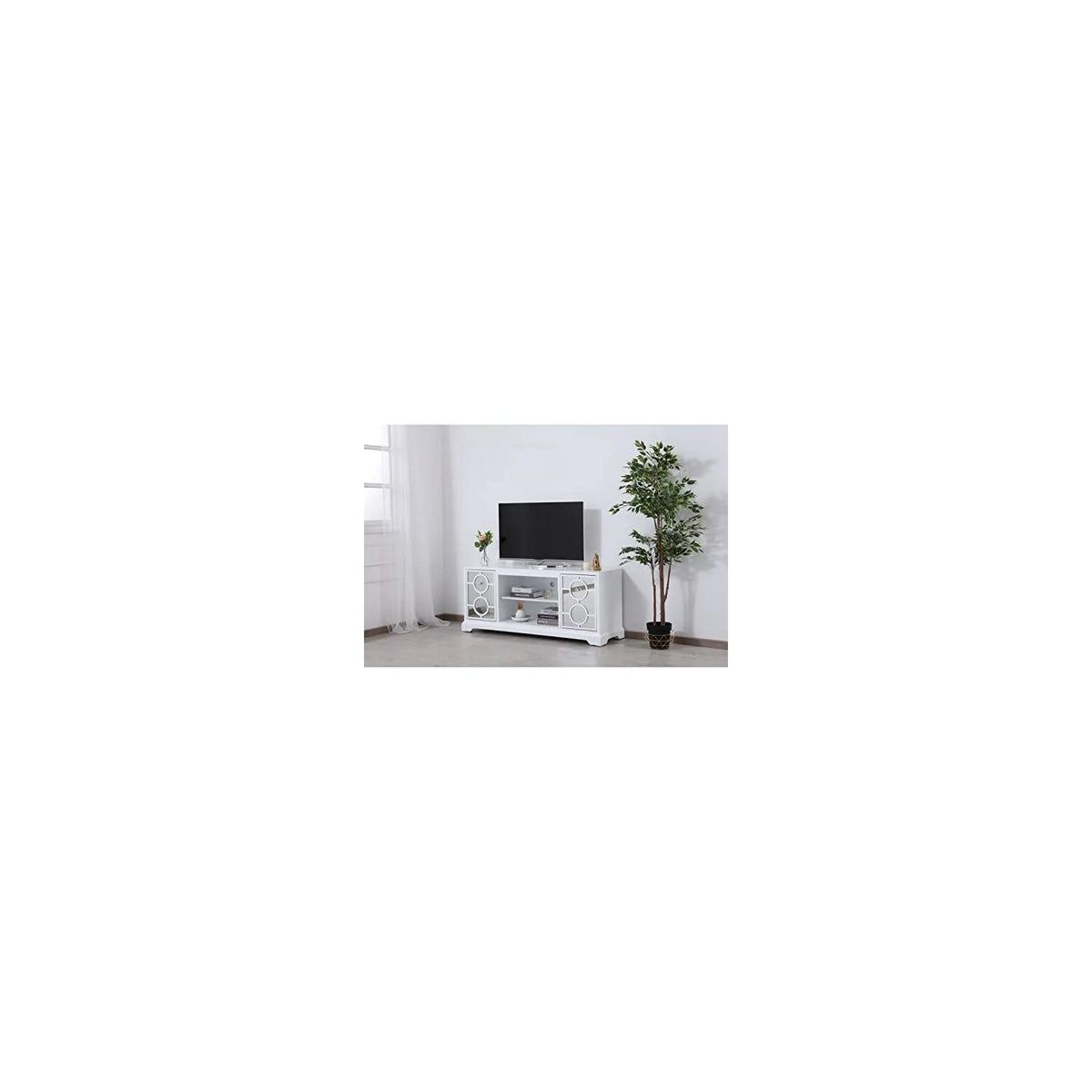 Mirrored Door TV Stand Z931