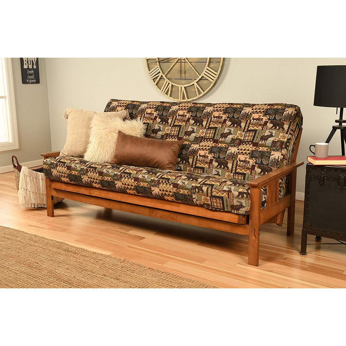 Futon Frame with Mattress R648