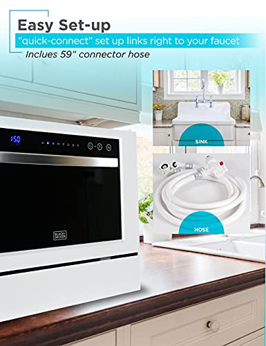 Compact Countertop Dishwasher V401