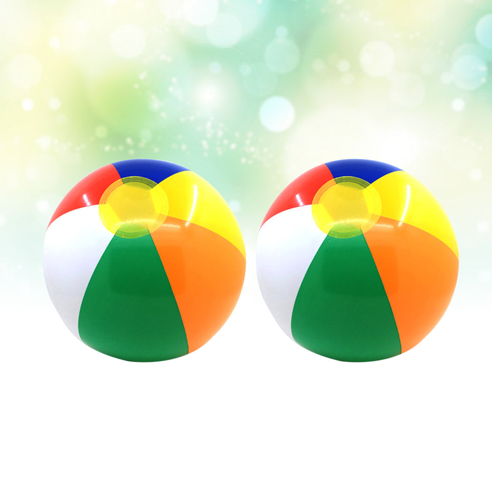2PC Colorful Inflatable Water Ball Beach Toy G408236