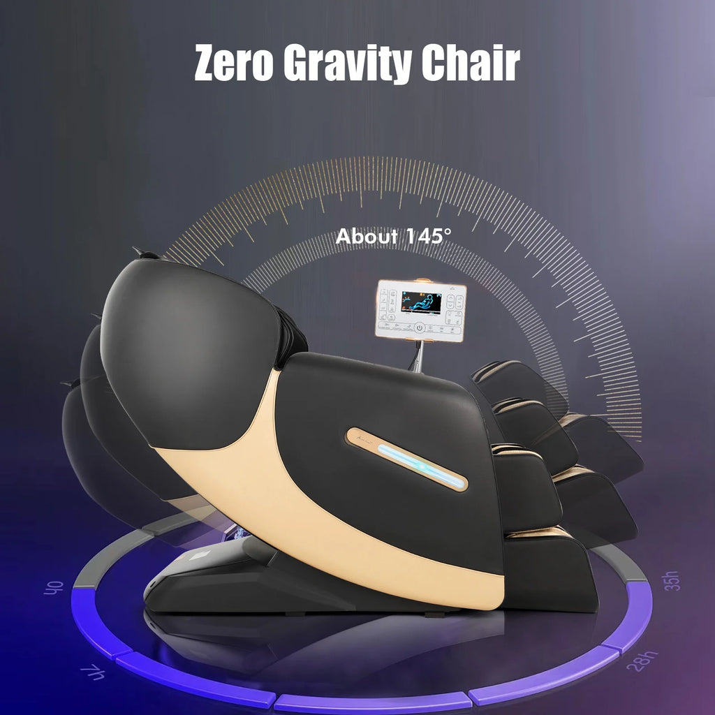 SL Track Zero Gravity Massage Chair Recliner with Foot Roller H7954