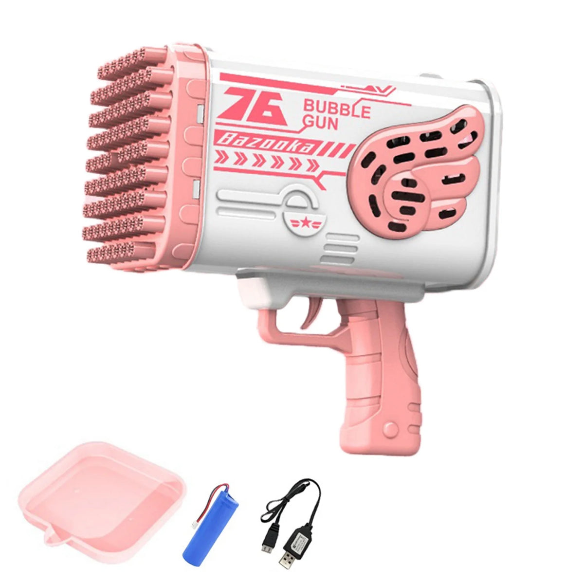 Pink Electric Bubble Machine X850