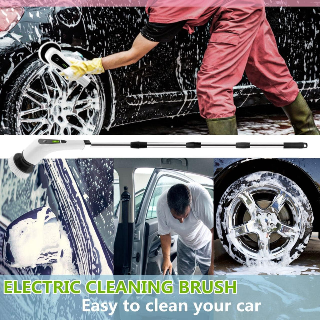 Electric Spin Scrubber Rechargeable Cordless 7 in 1 Handle Scrubber J61398