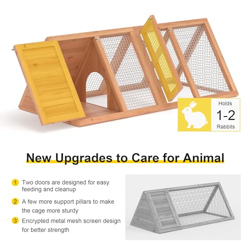 Wooden Chicken Coop with Ventilating Wire I327