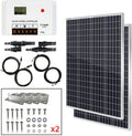 200W Monocrystalline Solar Panel Kit with 30A PWM Charge Controller P585