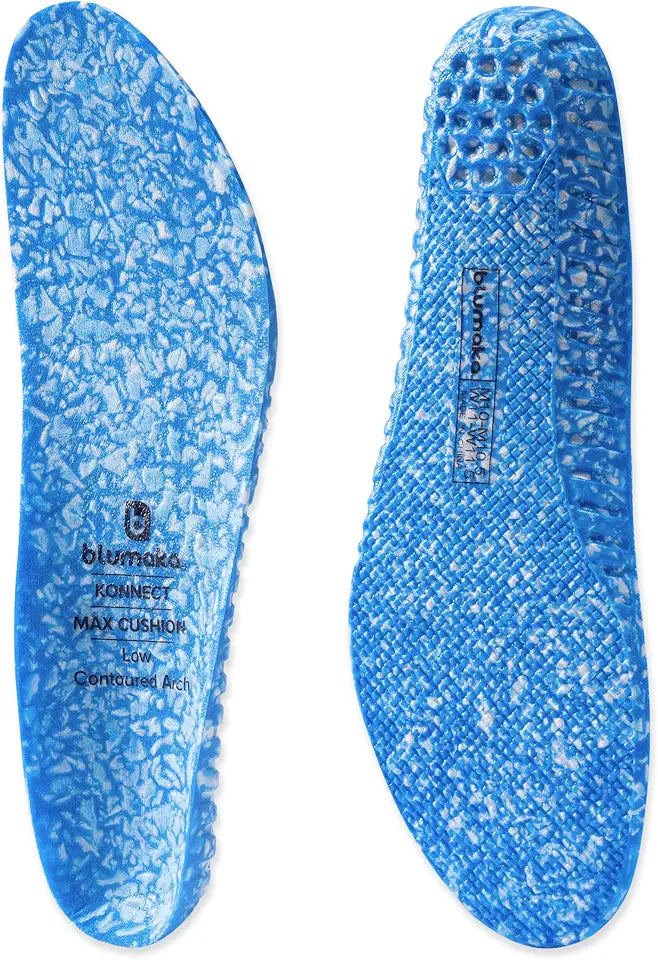 Max Cushion Sport Insole Footbeds Low Men's 11-11.5 Women's 12-12.5 T7844