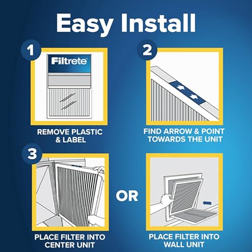20x25x1 Pleated Electrostatic Air Filter, MERV 11, 2 Pack I60102